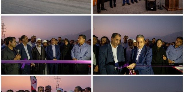 افتتاح پروژه بلوار امام حسین(ع) بندر کنگان